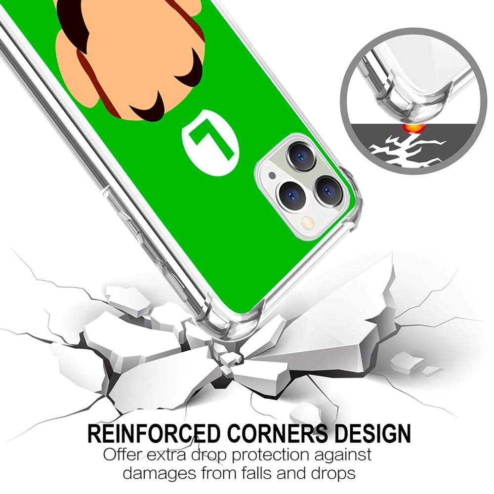 iPhone 12 Mini Protective Case, Luigi Design - Picture 4 of 7